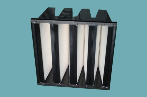 Glass fiber material H13 V-bank Air Filter Air Purifier Hepa Filter for clean room