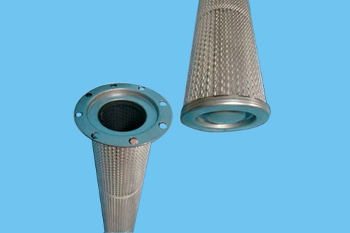 Flange Steel Top Loaded Pulse Pleated Air Filter Cartridge