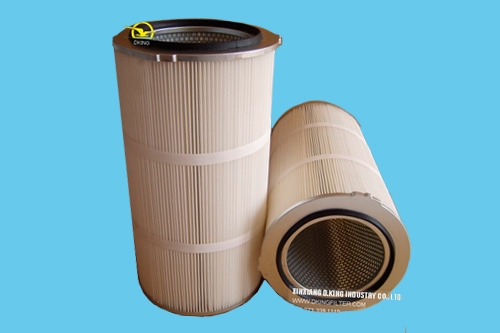 High quality high flow cylindrical air filter cartridge