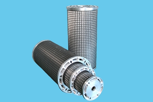 Largest filter surface multi-mantle filter elements for lube oil filter