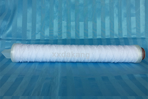 Special interface polyester wire-wound industrial water filter element