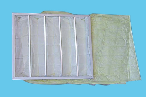China double layer thickened polyester fiber cotton medium plate frame pocket air filter