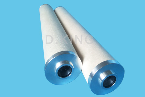 Coalescing oil water separation filter